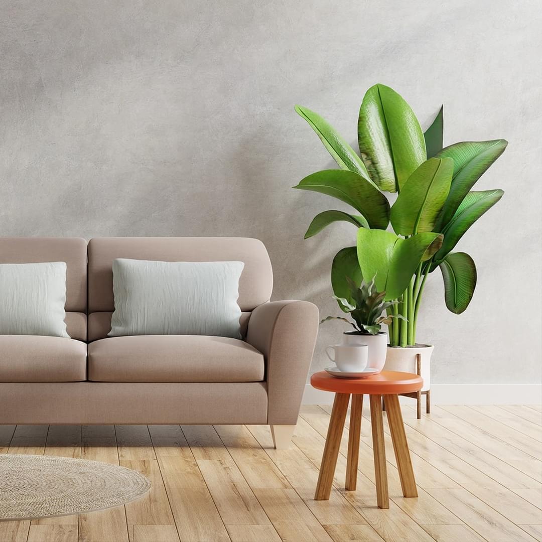 Woonkamer met vloerverwarming
